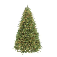 Puleo International ft. Pre-lit Davidson Fir Premier Artificial Christmas Tree Ul listed Clear Lights