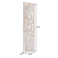 Household Essentials Framed Decorative Scroll Wall Mirror