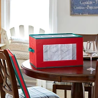 Household Essentials Holiday Stemware Goblet Storage Box