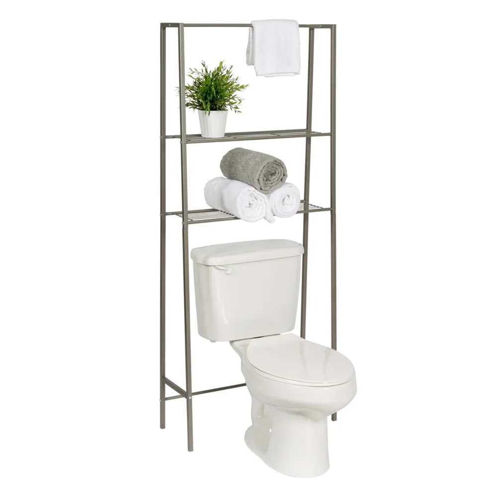 Honey Can Do Over-The-Toilet Steel Space Saver Shelving Unit with Baskets