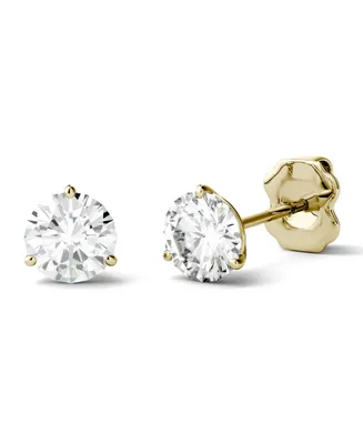 Moissanite Martini Stud Earrings (1 ct. t.w. Diamond Equivalent) 14k white or yellow gold