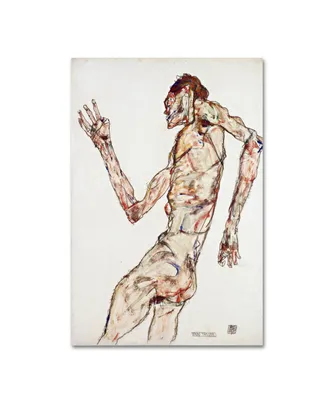 Egon Schiele 'The Dancer' Canvas Art - 24" x 16" x 2"