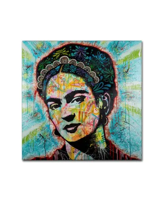 Dean Russo 'Frida' Canvas Art - 14" x 14" x 2"