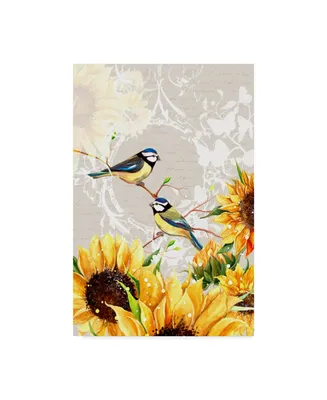 Irina Trzaskos Studio 'Sunflower Birds Ii' Canvas Art