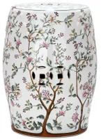 Blooming Tree Garden Stool