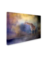 Jai Johnson 'Let The Sun Shine In Giraffe' Canvas Art - 19" x 14" x 2"