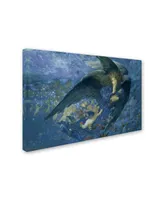 Edward Robert Hughes 'Night Train of Stars' Canvas Art - 19" x 12" x 2"