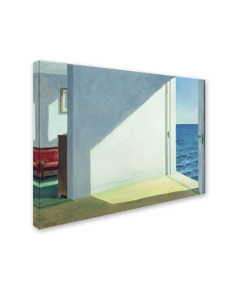 Edward Hopper 'Rooms by the Sea' Canvas Art - 47" x 35" x 2"