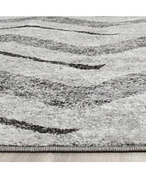 Safavieh Adirondack 121 Silver and Charcoal 8' x 10' Area Rug