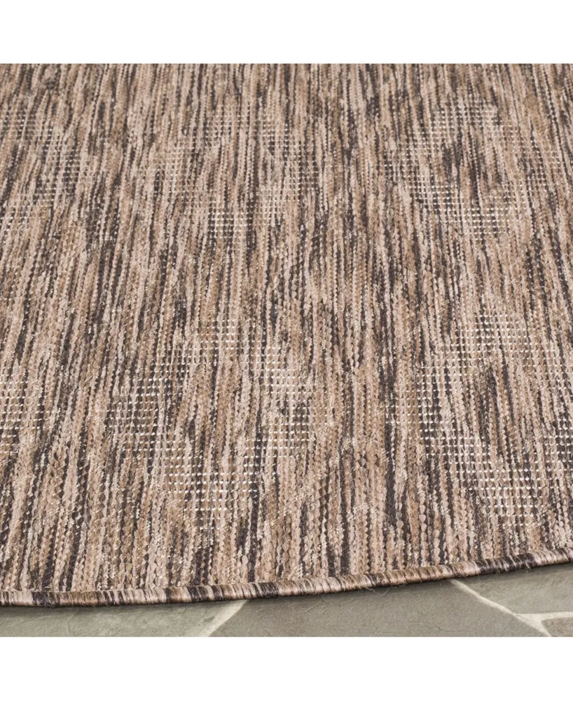 Safavieh Courtyard CY8522 6'7" x 6'7" Sisal Weave Round Outdoor Area Rug