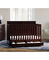 Graco Hadley 5-in-1 Convertible Crib with Drawer (White) –Crib Combo