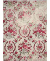 Safavieh Monaco MNC205 Ivory and Pink 8' x 11' Area Rug