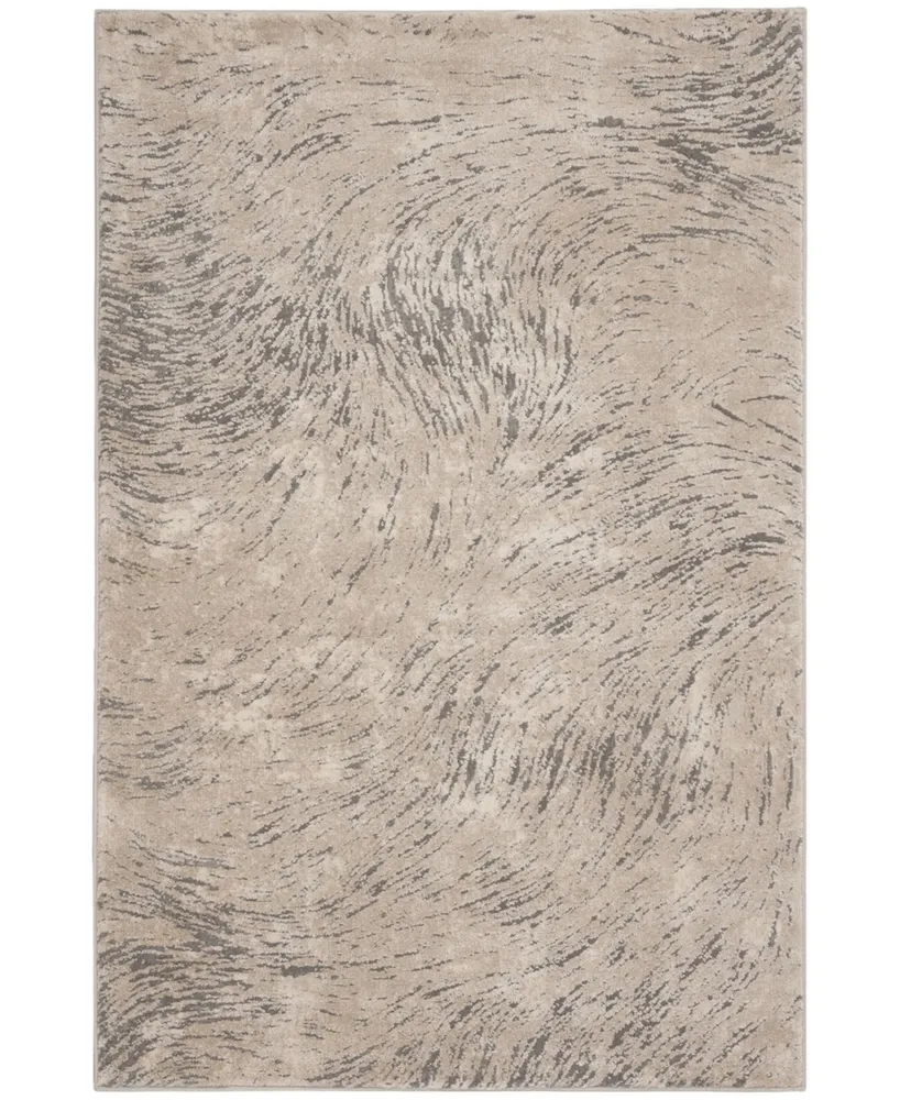 Safavieh Meadow MDW323 Ivory and Gray 3'3" x 5' Area Rug