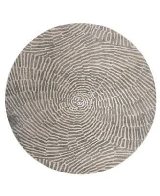 Safavieh Meadow Taupe 6'7" x 6'7" Round Area Rug