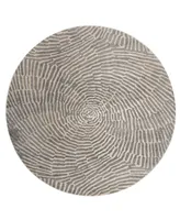 Safavieh Meadow Taupe 6'7" x 6'7" Round Area Rug