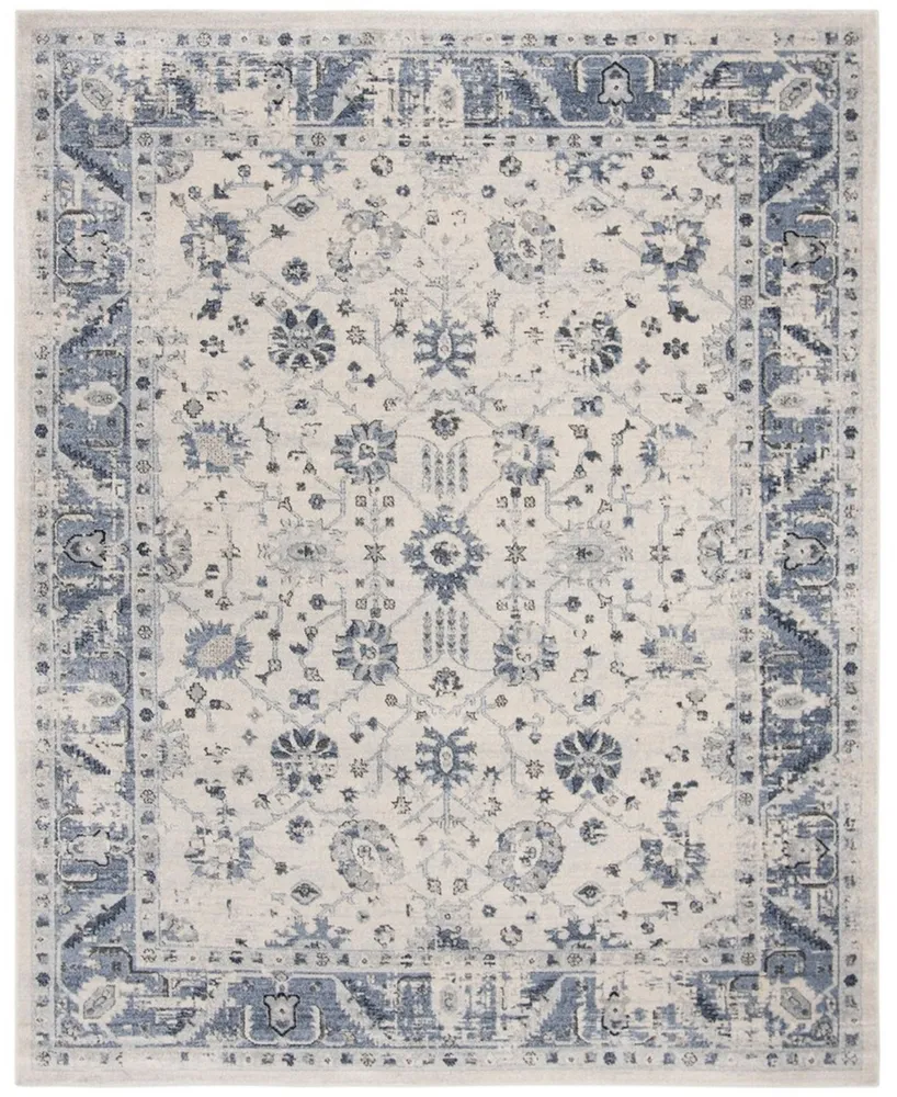 Safavieh Charleston CHL413 Ivory and Blue 8' x 10' Area Rug