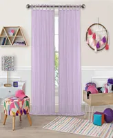 Elrene Greta 50" x 108" Crushed Sheer Curtain Panel