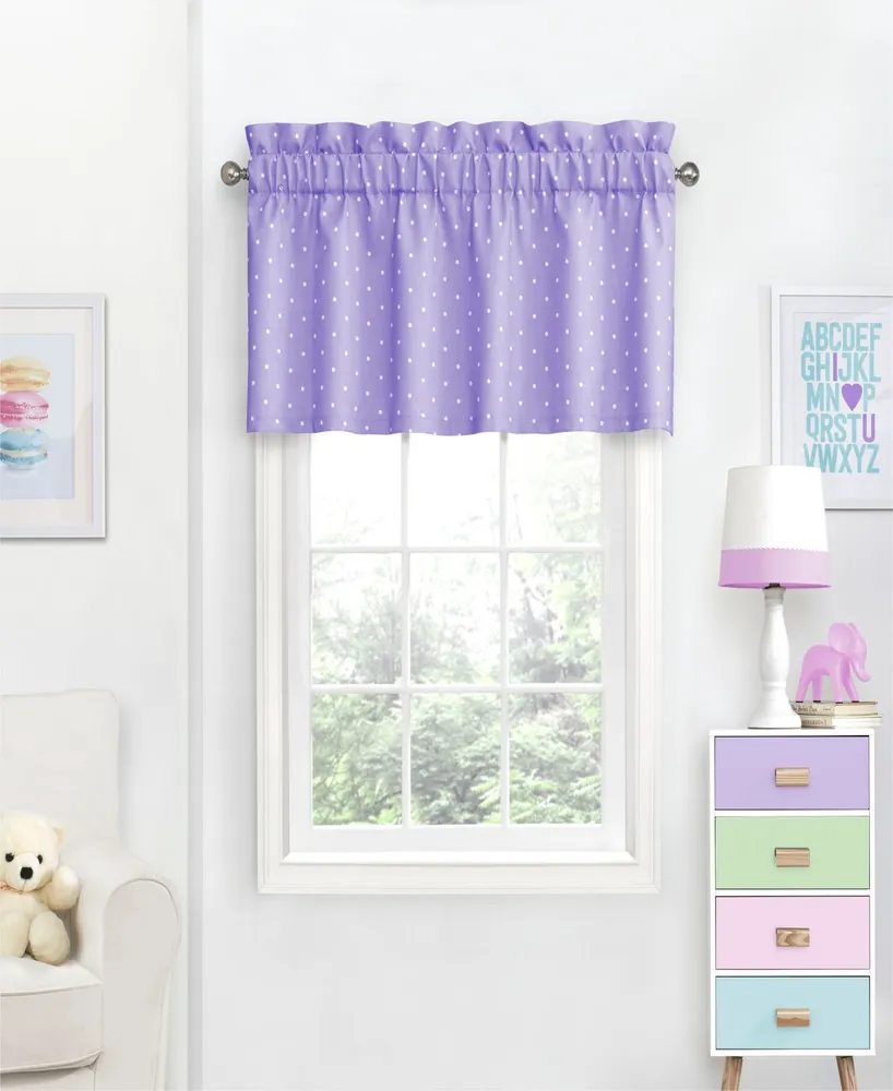 Eclipse Dots Print Valance, 42" x 18"