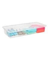 Iris 41 Quart Clear Storage Box, 1 Pack, Clear