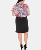 Ny Collection Plus Size Popover Poncho Dress