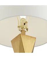 Pacific Coast Quadrangle Brushed Gold Table Lamp - Set of 2