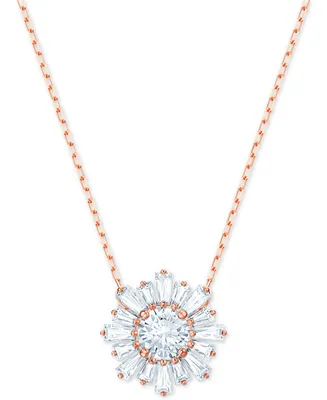 Swarovski Crystal Sunshine Pendant Necklace, 14-7/8" + 2" extender