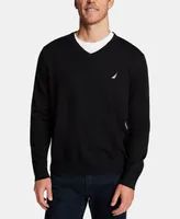 Nautica Men's Navtech Performance Classic-Fit Soft V-Neck Sweater