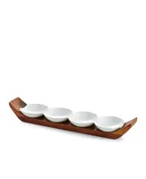 Nambe Quatra Snack and Serve Set