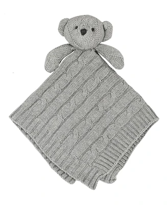 3 Stories Trading Baby Boy or Baby Girl Knit Bear Security Blanket