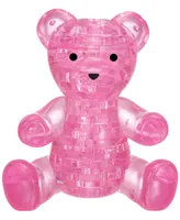 BePuzzled 3D Crystal Puzzle-Teddy Bear Pink