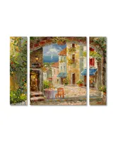 Rio 'Capri Isle' Multi Panel Art Set Large - 41" x 30" x 2"