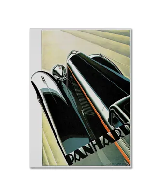 Vintage Apple Collection 'Art Deco Auto' Canvas Art - 24" x 18" x 2"