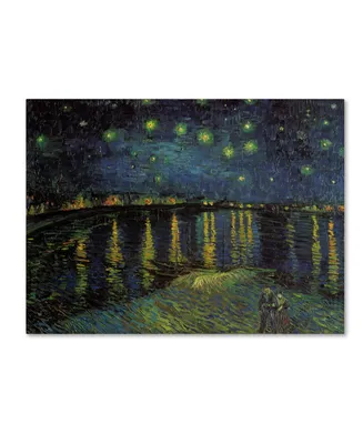 Vincent van Gogh 'Starlight Over the Rhone' Canvas Art - 47" x 35" x 2"