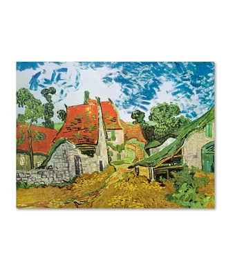 Vincent van Gogh 'Village Street in Auvers' Canvas Art - 24" x 18" x 2"