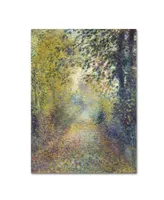 Renoir 'In The Woods' Canvas Art - 47" x 35" x 2"