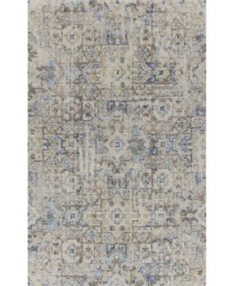 D Style Zandra Mza9 Ivory Area Rug