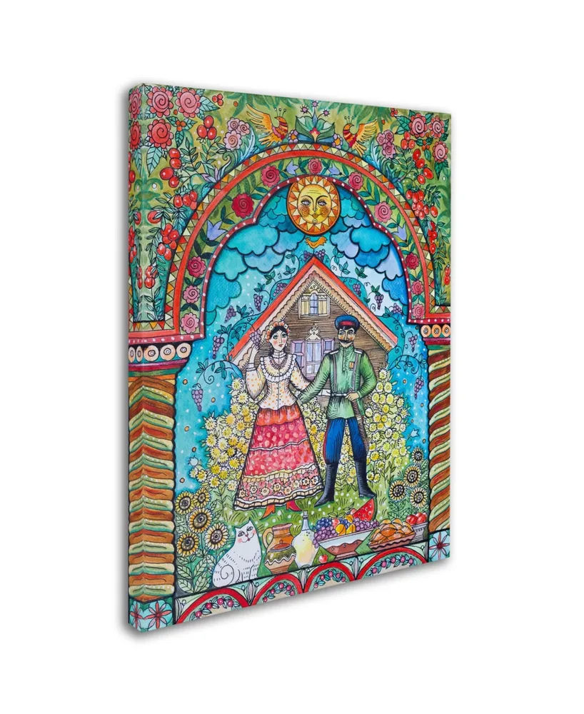 Oxana Ziaka 'Russian Folk' Canvas Art - 32" x 24" x 2"