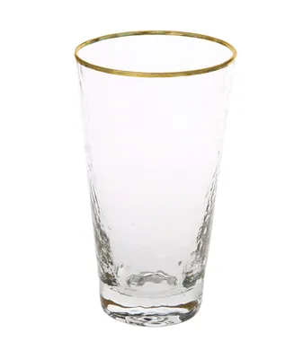 Classic Touch Set of 6 Tumblers with Simple Design