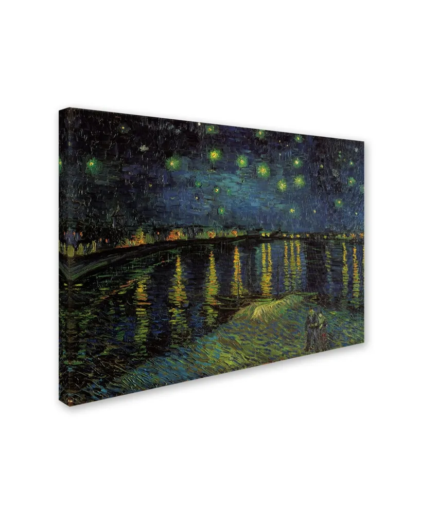 Vincent van Gogh 'Starlight Over the Rhone' Canvas Art - 47" x 35" x 2"