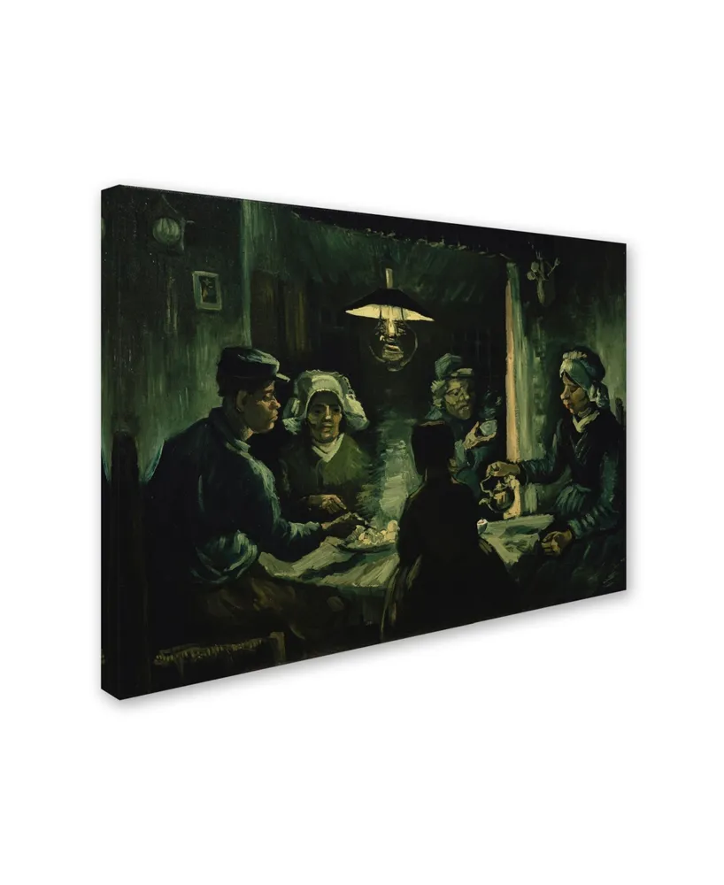 Van Gogh 'The Potato Eaters' Canvas Art - 47" x 35" x 2"