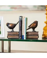 Danya B. Birds on Books Bookend Set