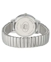 Laura Ashley Silver Stretch Bracelet Watch