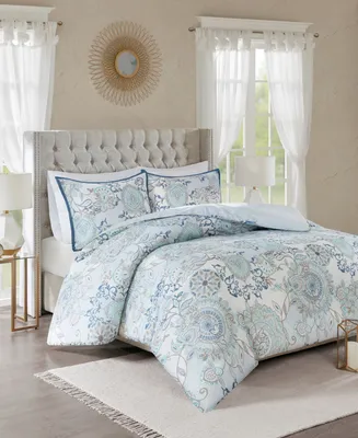 Madison Park Isla Reversible 3-Pc. Duvet Cover Set, King/California King