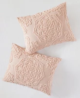 Madison Park Laetitia Medallion Fringe 3-Pc. Quilt Set