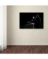 Patrick Foto 'Night Road' Canvas Art - 19" x 12" x 2"