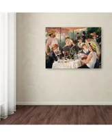 Pierre Renoir 'The Luncheon of the Boating Party' Canvas Art - 32" x 24" x 2"