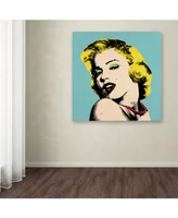 Mark Ashkenazi 'Andy Warhol' Canvas Art - 24" x 24" x 2"