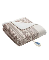 Woolrich Anderson Electric Reversible Faux-Fur to Berber Throw, 70" x 60"