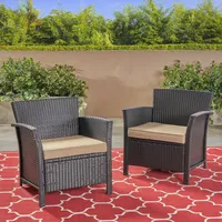 St. Lucia Outdoor Club Chair (Set of 2