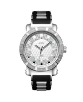 Jbw Men's "562" Diamond (1/8 ct.t.w.) Stainless Steel Watch